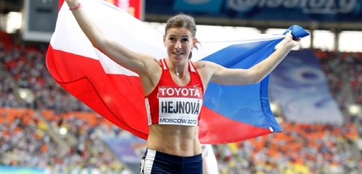 Zuzana Hejnová po triumfu na šampionátu v Moskvě.