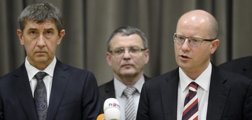 Andrej Babiš (vlevo) a Bohuslav Sobotka (vpravo) se setkali kvůli vyjednávání o vládě.