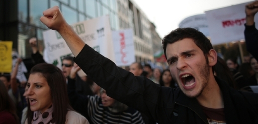 Studenti rázně vstoupili do protestů proti bulharské vládě.