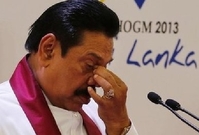 Srílanský prezident Radžapakse pod těžkou palbou. 