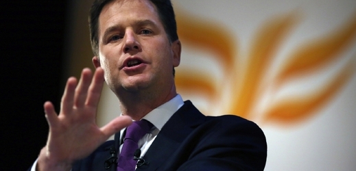 Britský vicepremiér Nick Clegg.