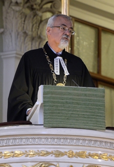 Předseda Ekumenické rady církví Joel Ruml.