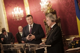 Alternativa evropské integrace neexistuje, uklidňuje vášně prezident Janukovič při návštěvě Vídně.