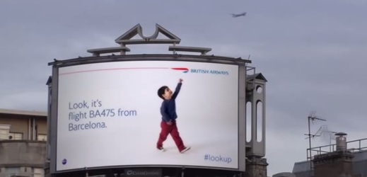 Reklama British Airways.