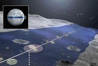 Projekt měsíční sluneční elektrárny Luna Ring.