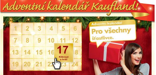 Adventní kalendář společnosti Kaufland.