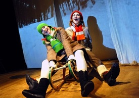 S dětmi lze v sobotu vyrazit na divadelní festival (záběr z Hej, mistře! divadla Drak).