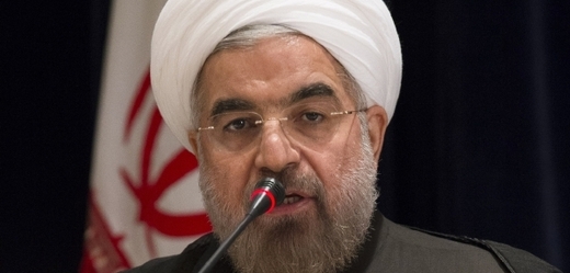 Íránský prezident Hasan Ruhání.