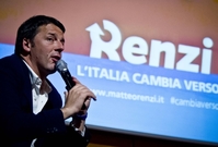 Nový předseda italské Demokratické strany Matteo Renzi.