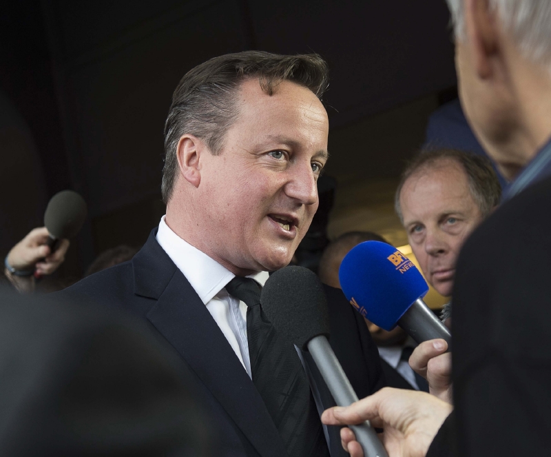 Britský premiér David Cameron. (Foto: ČTK/Scanpix Sweden/Jonas Ekstromer)