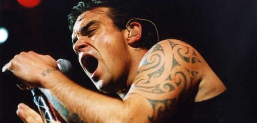 Britský popový zpěvák Robbie Williams.