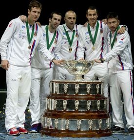 Čeští tenisté obhájili Davis Cup.