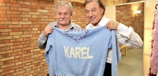 V prvním dílu cyklu Škoda lásky hraje Karel Gott s Karlem Šípem. 