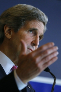 Ministr zahraničí USA John Kerry.