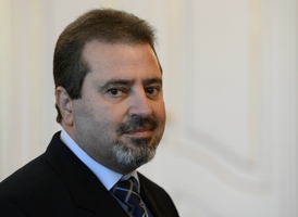 Palestinský velvyslanec Džamál Muhammad Džamál.
