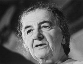 Golda Meirová, premiérka Izraele v letech 1969-74.