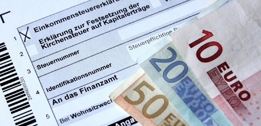 Německé daňové přiznání (ilustrační foto).