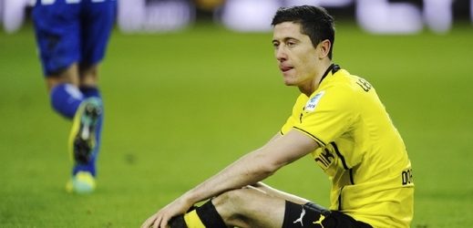 Dortmundský útočník Robert Lewandowski.