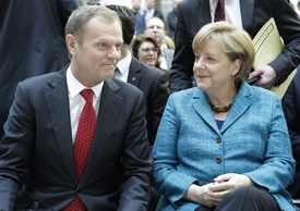 Schůzku s Donaldem Tuskem bude muset Merkelová odložit.