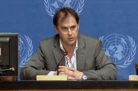 Mluvčí Úřadu vysokého komisaře OSN pro lidská práva Rupert Colville.
