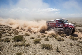Aleš Loprais drží na Rallye Dakar páté místo.
