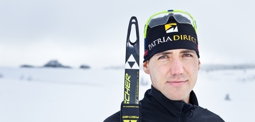 Běžec na lyžích Petr Novák.