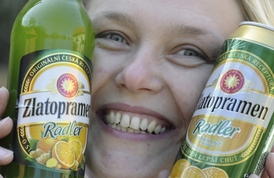 Ochucená piva značky Zlatopramen Radler společnosti Heineken.