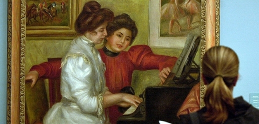 Jedno z nejznámějších děl Pierra-Augusta Renoira Yvonne a Christine.