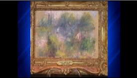 Krajina na březích Seiny. Nalezený Renoire.