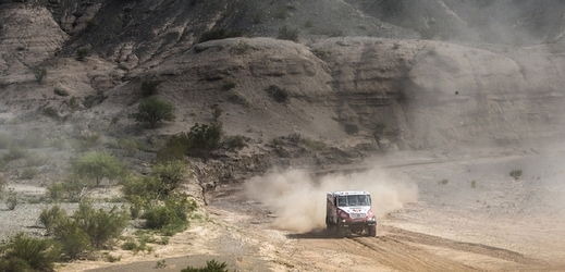 Aleš Loprais na slavné Rallye Dakar.