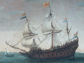 Mauritius, jedna z holandských lodí, které objevily Austrálii.