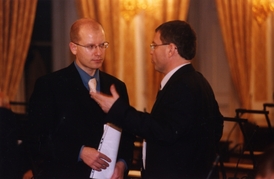Bohuslav Sobotka a Lubomír Zaorálek (2004).