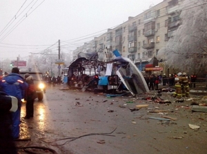 Sebevražedný útok na trolejbus ve Volgogradu 30. prosince 2013.