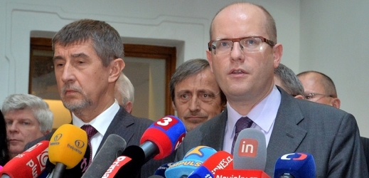 Andrej Babiš (vlevo) a Bohuslav Sobotka.