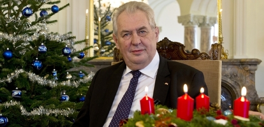 Vánoční projev prezidenta Miloše Zemana.