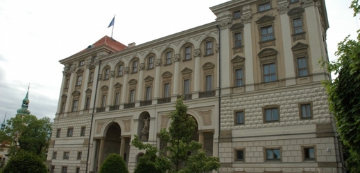 Černínský palác, budova Ministerstva zahraničních věcí ČR.