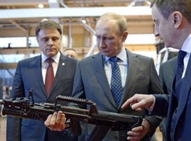 Ruský prezident v Tule u FPI.