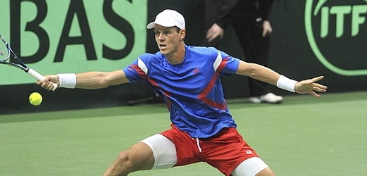 Česká tenisová jednička Tomáš Berdych.
