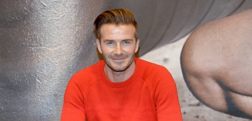 Slavný fotbalista David Beckham.