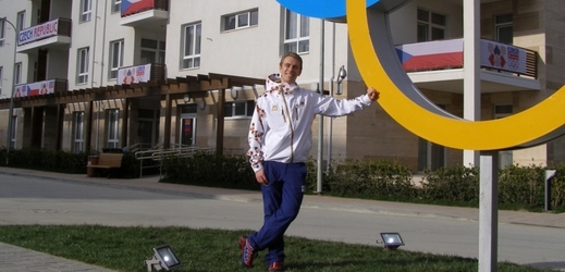 Krasobruslař Michal Březina v dějišti olympijských her.