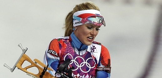 Biatlonistka Gabriela Soukalová.