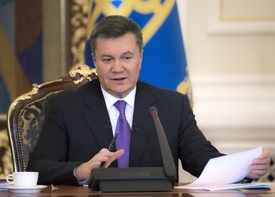 Prezident Ukrajiny Viktor Janukovyč.