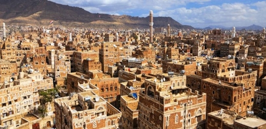 Pohled na hlavní město San'á.