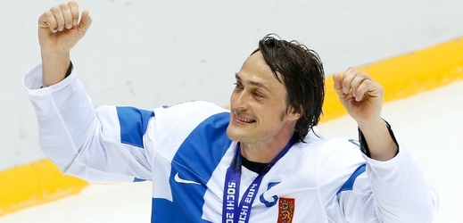 Finský hokejový kanonýr Teemu Selänne.