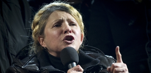 Julia Tymošenková po propuštění z nemocnice.