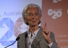 Šéfka Mezinárodního měnového fondu Christine Lagardeová. 