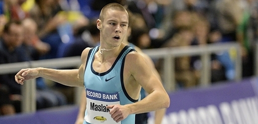 Český sprinter Pavel Maslák.