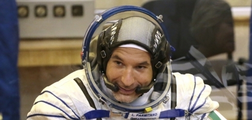 Italský kosmonaut Luca Parmitano.