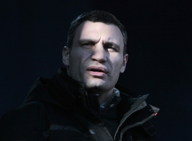 Opoziční lídr Vitalij Kličko.