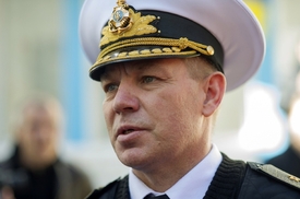 Nový velitelel ukrajinské vojenské flotily Sergej Gajduk.